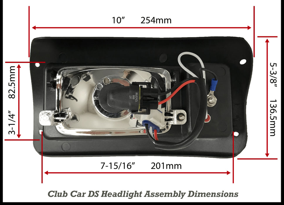 Club Car DS Street-Legal LED Light Kit (1982 and Up)- Instamatic